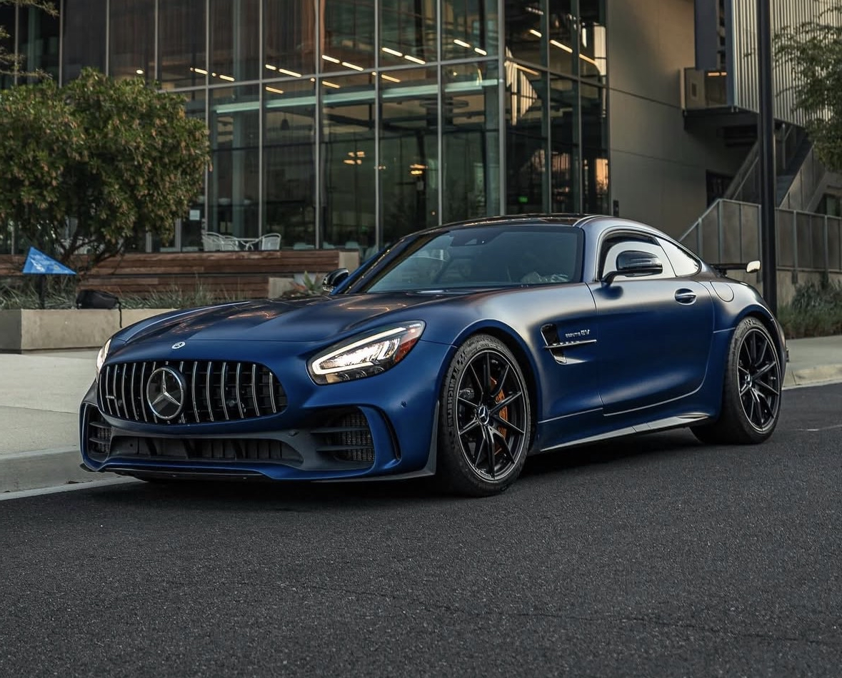 Professional PPF paint protection film installation on luxury vehicle